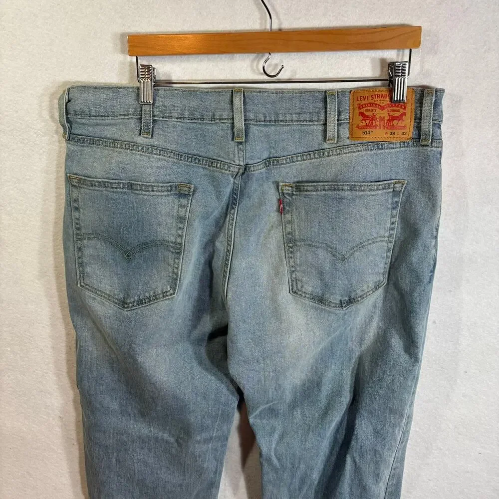 Levi's Levis Waterless Light Wash Jeans Men's Size 38 x 32 Straight